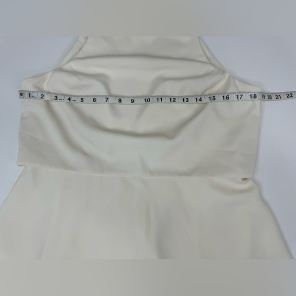 NWT Anthropologie X BHLDN Jill Stuart Barrett Ivory Mini Dress Womens Size 12 - Picture 7 of 12